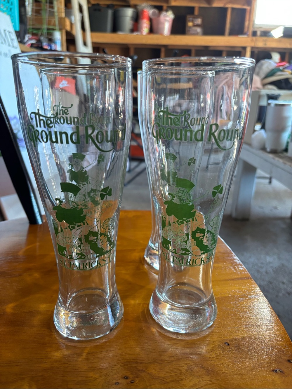 St. Patrick's Green Pint Glass - Set of 4
